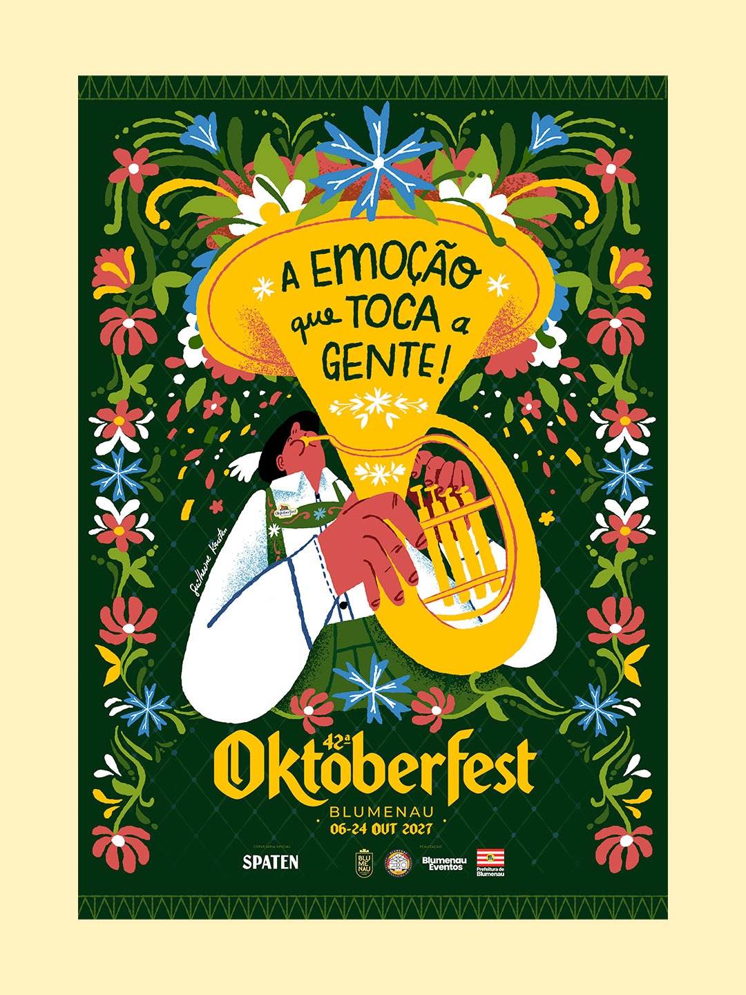 Oktoberfest Blumenau apresenta cartaz oficial de 2027 com a música como tema