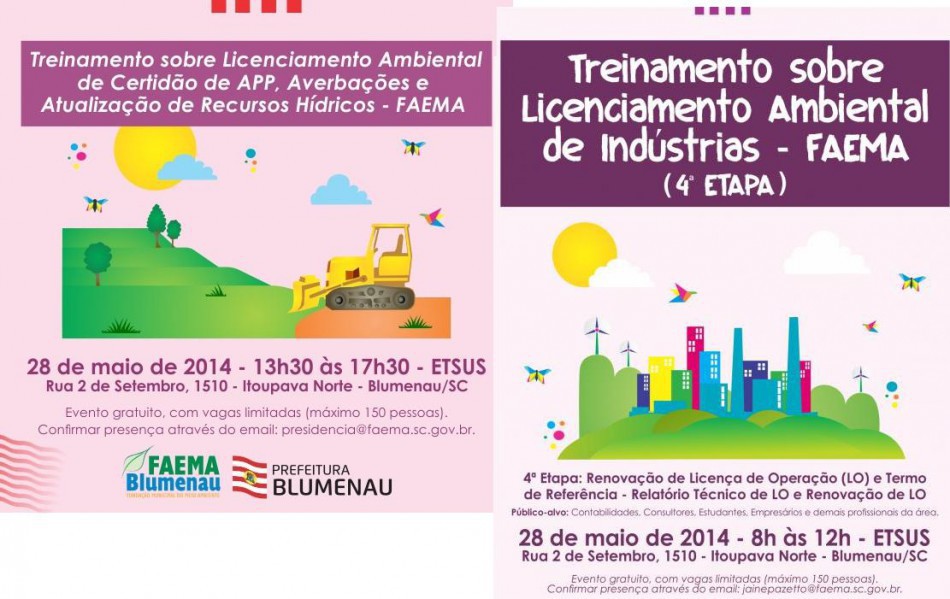 Faema promove Treinamentos Ambientais nesta quarta