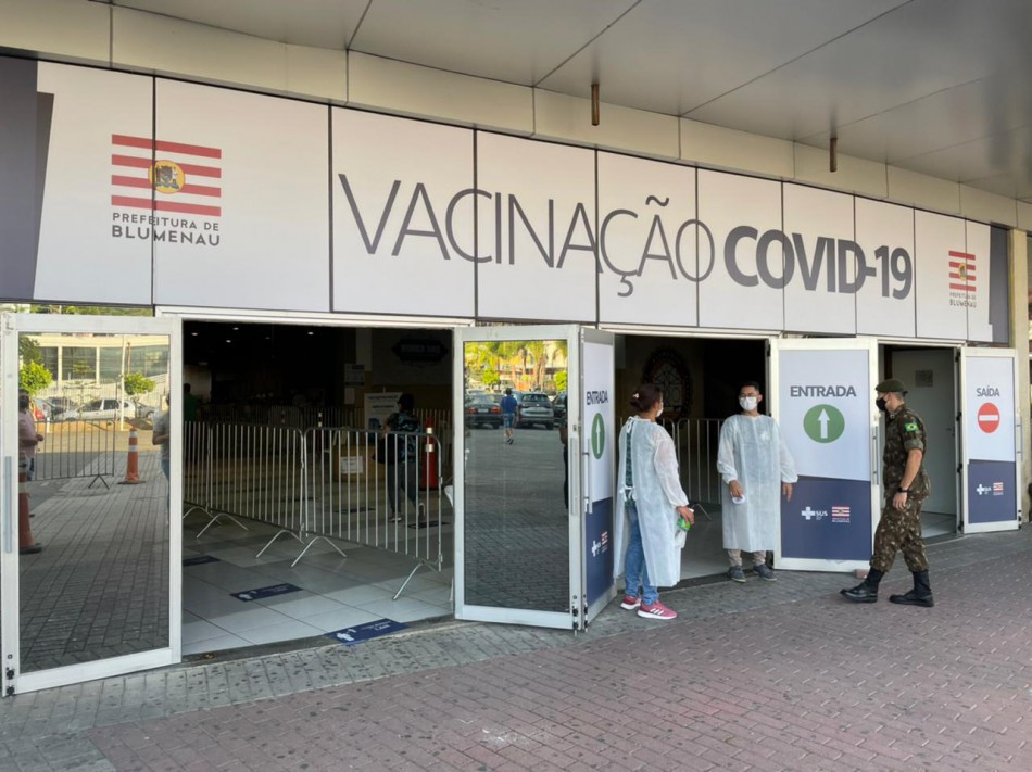 Blumenau abre novo agendamento para vacinação contra Covid-19