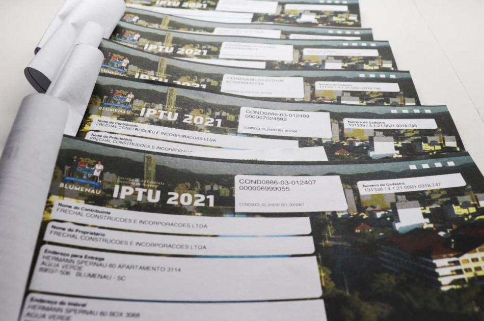 Última parcela do IPTU 2021 vence dia 13