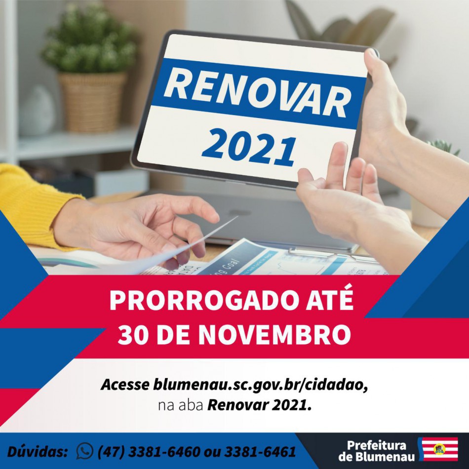 Últimos dias para aderir ao Renovar 2021